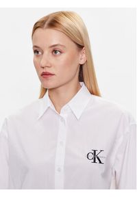 Calvin Klein Jeans Koszula J20J220515 Biały Regular Fit. Kolor: biały. Materiał: bawełna #2
