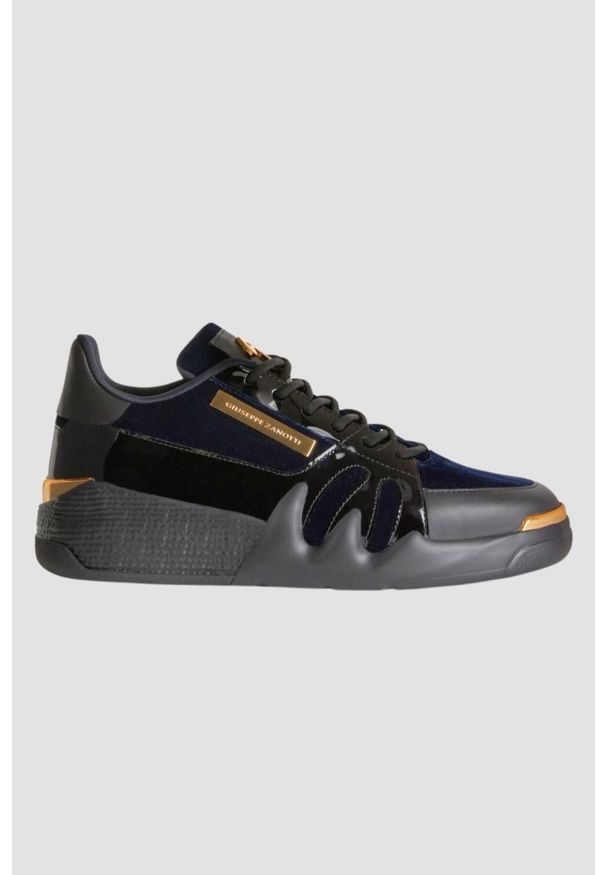 Giuseppe Zanotti - GIUSEPPE ZANOTTI Granatowe sneakersy, Rozmiar 42. Kolor: niebieski