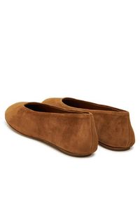 Weekend Max Mara Baleriny Todisuede 2525526074600 Brązowy. Kolor: brązowy. Materiał: zamsz, skóra #4