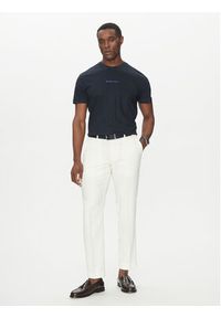 Marciano Guess T-Shirt 5GHI08 6323A Granatowy Regular Fit. Kolor: niebieski. Materiał: lyocell #5