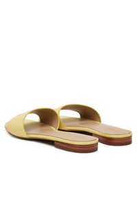 Lauren Ralph Lauren - LAUREN RALPH LAUREN Klapki 802959143012 Żółty. Kolor: żółty. Materiał: skóra #5