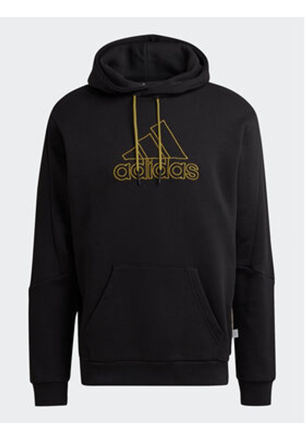 Adidas - adidas Bluza M Fi Wtr HK2159 Czarny Regular Fit. Kolor: czarny. Materiał: syntetyk