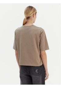 Guess T-Shirt V4YI06 I3Z14 Beżowy Regular Fit. Kolor: beżowy. Materiał: bawełna #2