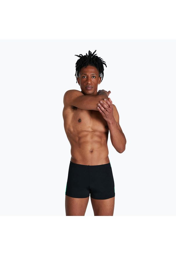 Bokserki kąpielowe męskie Speedo Boom Logo Splice. Kolor: czarny
