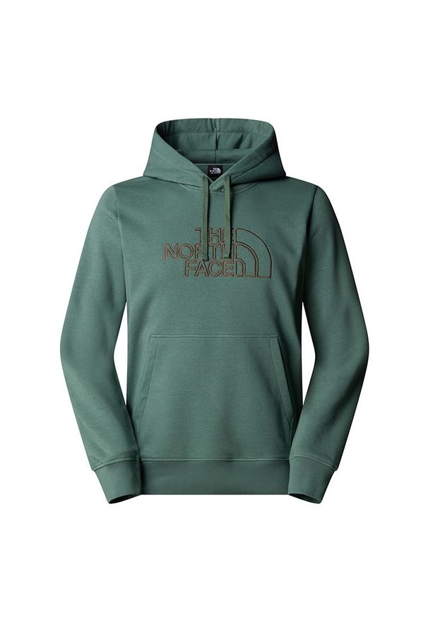 Bluza męska The North Face Drew Peak Light 0A8C1BAQI1 - zielona. Typ kołnierza: kaptur. Kolor: zielony. Materiał: bawełna, poliester. Styl: klasyczny. Sport: wspinaczka