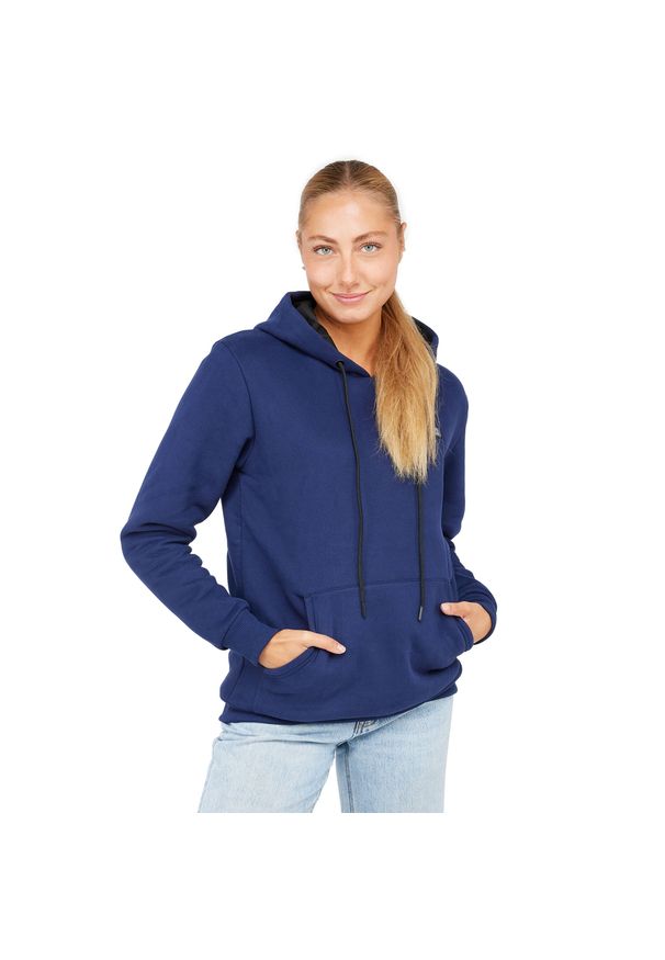 G-HEAT - Bluza z kapturem unisex ogrzewana. Typ kołnierza: kaptur. Kolor: niebieski. Sport: turystyka piesza