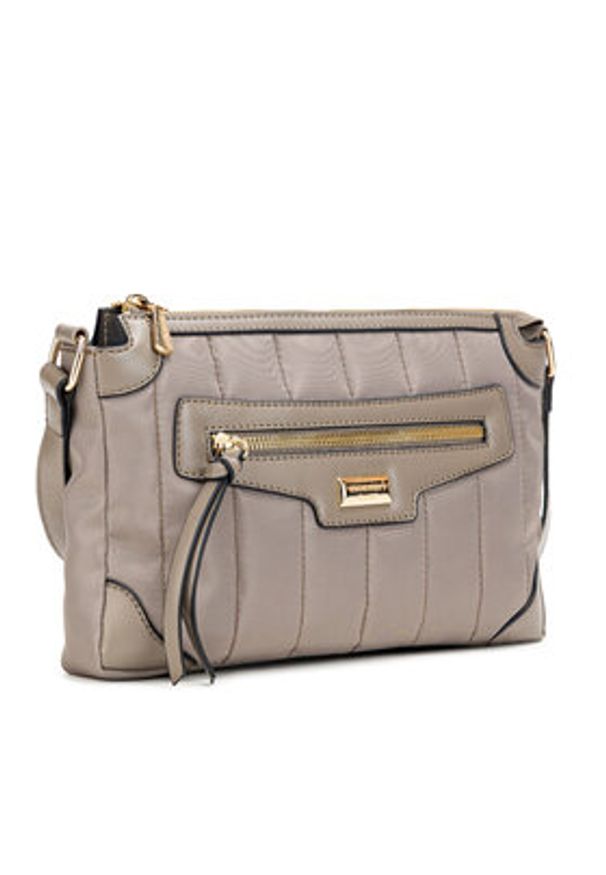 Monnari Torebka TORIMP0-24Z-BAG5900-K015D000-R00 Beżowy. Kolor: beżowy. Materiał: skórzane