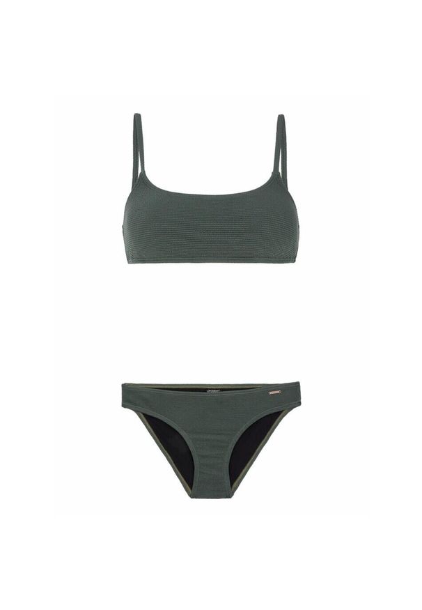 Damski 2-częściowy kostium kąpielowy typu bralette Protest Prthizz. Kolor: zielony