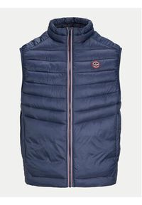 Jack & Jones - Jack&Jones Bezrękawnik Sprint 12258457 Granatowy Regular Fit. Kolor: niebieski. Materiał: syntetyk. Długość rękawa: bez rękawów