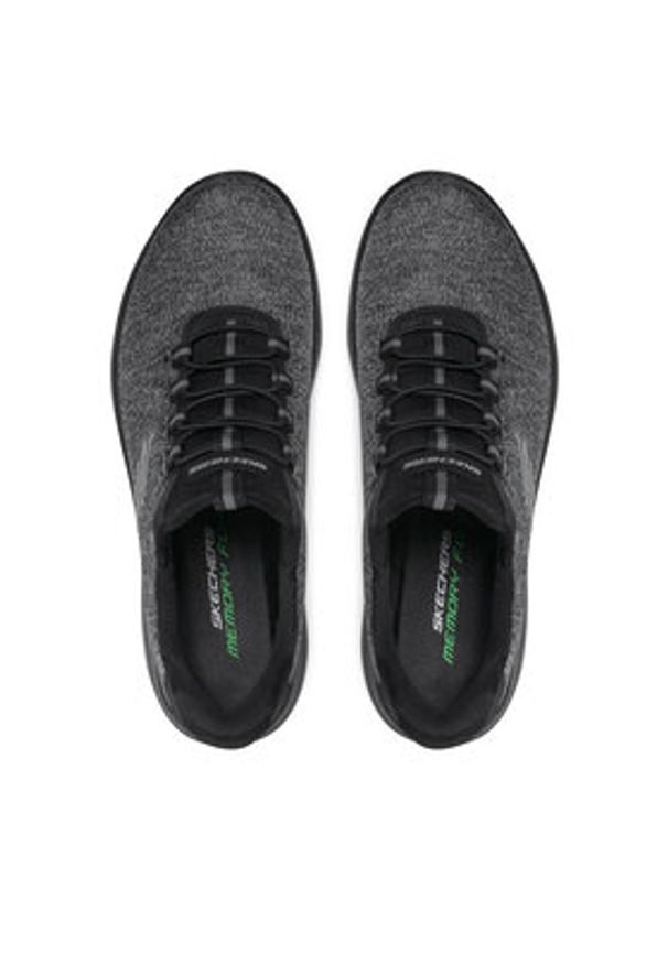 skechers - Skechers Sneakersy Forton 52813/BBK Szary. Kolor: szary. Materiał: materiał