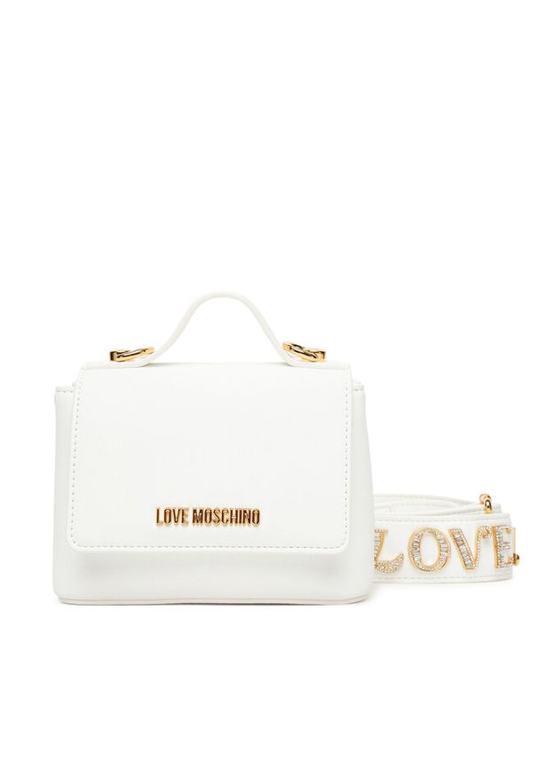 Love Moschino - Torebka LOVE MOSCHINO. Kolor: biały