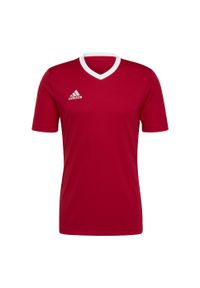 Adidas - Entrada 22 Jersey. Kolor: biały, czerwony, wielokolorowy. Materiał: jersey. Sport: piłka nożna