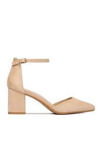 Jenny - JENNY Czółenka CEO-AMMA WSS20968-01. Beżowy. Kolor: beżowy. Materiał: materiał #1
