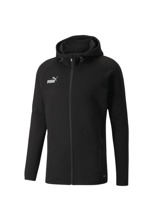 Bluza treningowa męska Puma teamFINAL Casuals Hooded Jkt. Kolor: czarny