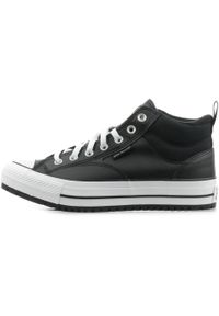 Buty Converse Ctas Malden Street Boot Mid, Dla obu płci. Kolor: czarny. Materiał: skóra ekologiczna, materiał. Sport: fitness