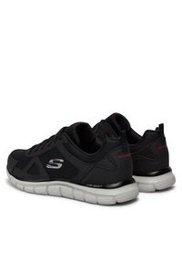 skechers - Skechers Sneakersy Scloric 52631/BKRD Czarny. Kolor: czarny. Materiał: materiał, mesh #4