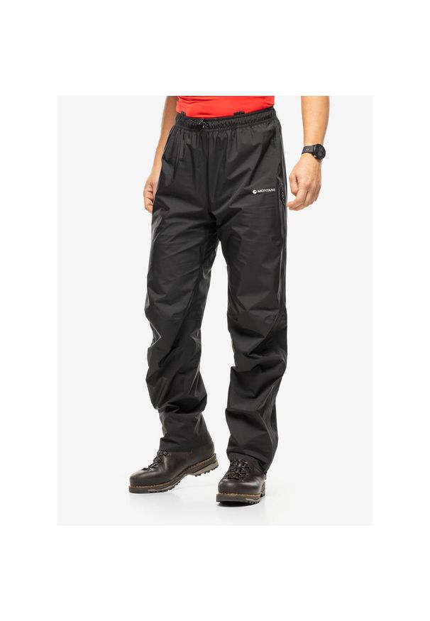 Spodnie z membraną męskie Montane Spirit Lite Pants. Kolor: czarny