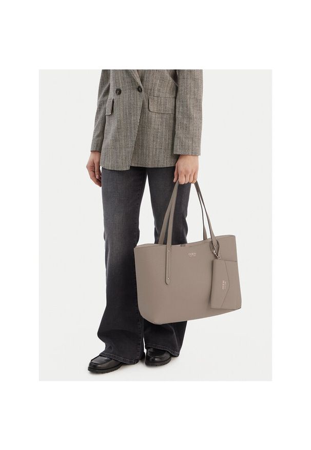 Torebka Guess. Kolor: beżowy