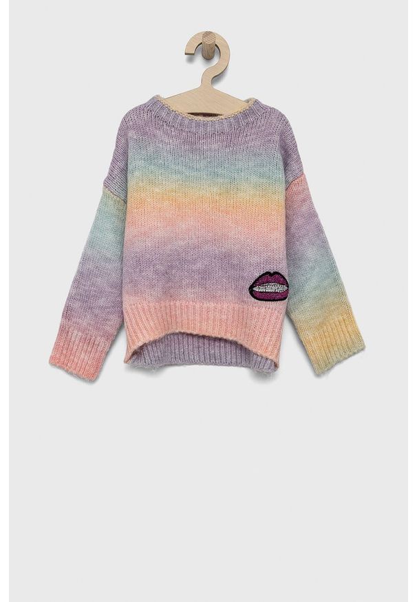 Desigual Sweter dziecięcy. Okazja: na co dzień. Materiał: dzianina. Styl: casual