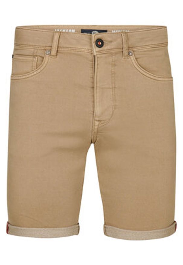 Petrol Industries Szorty jeansowe M-ROS-SHO005 Biały Slim Fit. Kolor: biały. Materiał: bawełna