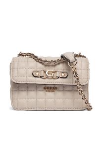 Guess Torebka Nadira Mini HWQG84 24780 Beżowy. Kolor: beżowy. Materiał: skórzane