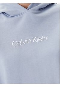 Calvin Klein Bluza Hero Logo K20K205449 Niebieski Regular Fit. Kolor: niebieski. Materiał: bawełna #5