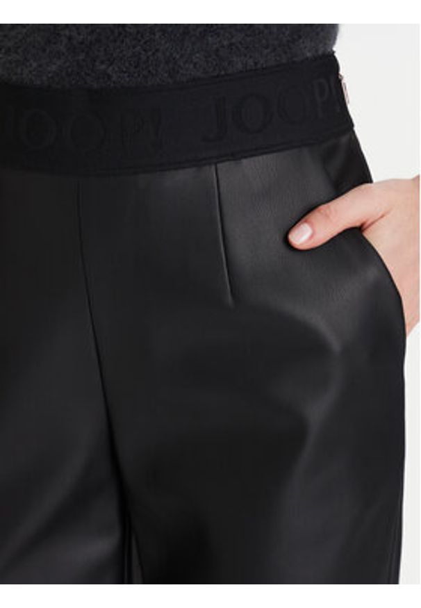 JOOP! Legginsy 58 254P58Patricia 30049668 Czarny Slim Fit. Kolor: czarny. Materiał: skóra