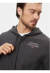 TOMMY HILFIGER - Tommy Hilfiger Bluza UM0UM02982 Szary Regular Fit. Kolor: szary. Materiał: syntetyk, bawełna