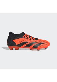 Buty do piłki nożnej męskie Adidas Predator Accuracy.3 FG. Kolor: pomarańczowy, czarny, wielokolorowy. Materiał: materiał