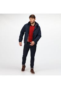 Regatta - Męska Kurtka Przeciwdeszczowa Dover. Kolor: szary, niebieski, wielokolorowy. Sport: turystyka piesza #2