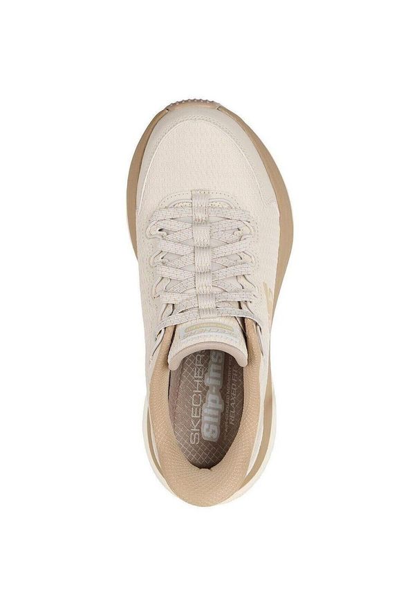 skechers - Buty sportowe damskie Skechers Zirrus. Kolor: brązowy. Materiał: tkanina, syntetyk. Styl: sportowy