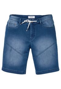 Bermudy dżinsowe ze stretchem Regular Fit bonprix jasnoniebieski denim. Kolor: niebieski #1