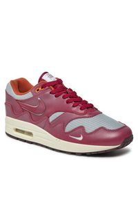 Nike Sneakersy Air Max 1 Patta Waves DO9549 001 Bordowy. Kolor: czerwony. Materiał: skóra. Model: Nike Air Max