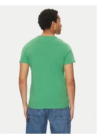 Tommy Jeans T-Shirt Essential DM0DM20740 Zielony Slim Fit. Kolor: zielony. Materiał: bawełna #4