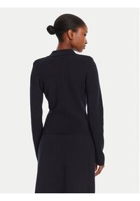 BOSS Kardigan Felendi 50542857 Granatowy Regular Fit. Kolor: niebieski. Materiał: wiskoza #3