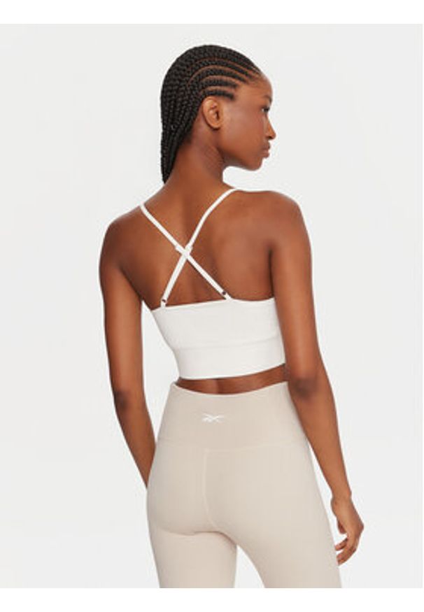Reebok Biustonosz sportowy Reebok X Ewa Chodakowska RK25310CCW Écru. Materiał: syntetyk