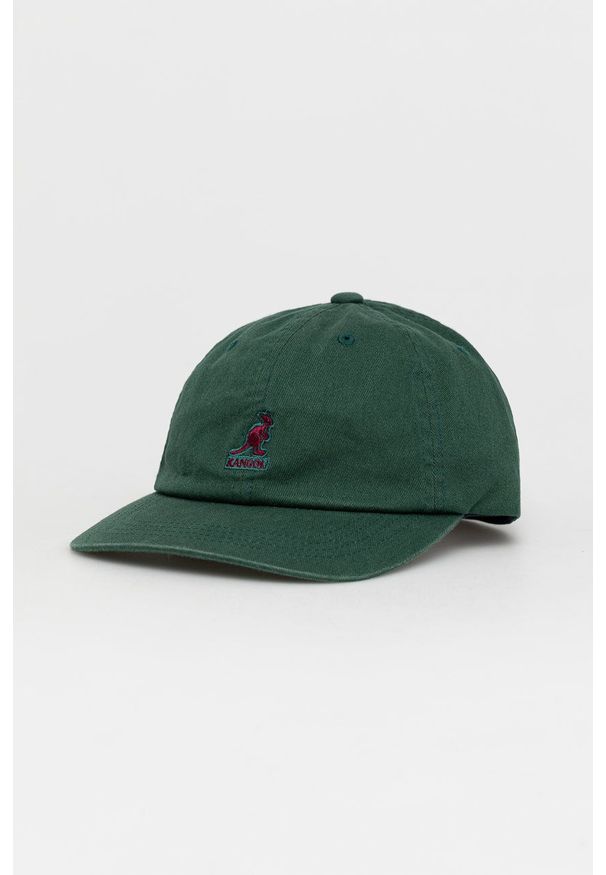 Kangol - Czapka. Kolor: zielony