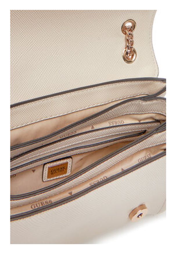 Guess Torebka Noelle II HWZG96 72210 Écru. Materiał: skórzane