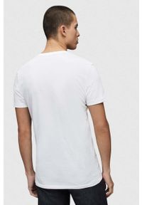 AllSaints – T-shirt TONIC V-NECK MD001M. Okazja: na co dzień. Kolor: biały. Wzór: aplikacja. Styl: casual #4