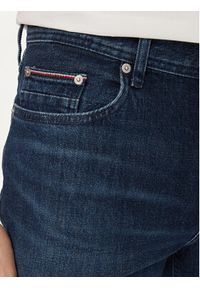 TOMMY HILFIGER - Tommy Hilfiger Szorty jeansowe Brooklyn MW0MW35176 Granatowy Straight Fit. Kolor: niebieski. Materiał: bawełna #4