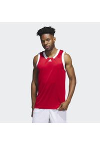 Adidas - Icon Squad Jersey. Kolor: czerwony, biały, wielokolorowy. Materiał: jersey