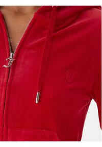 Juicy Couture Bluza Robertson JCAP176 Czerwony Slim Fit. Kolor: czerwony. Materiał: syntetyk #5