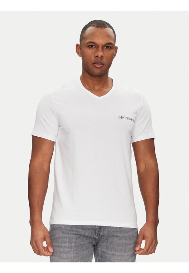 Emporio Armani Underwear Komplet 2 t-shirtów EM000392 AF10779 M0082 Biały Regular Fit. Kolor: biały. Materiał: bawełna
