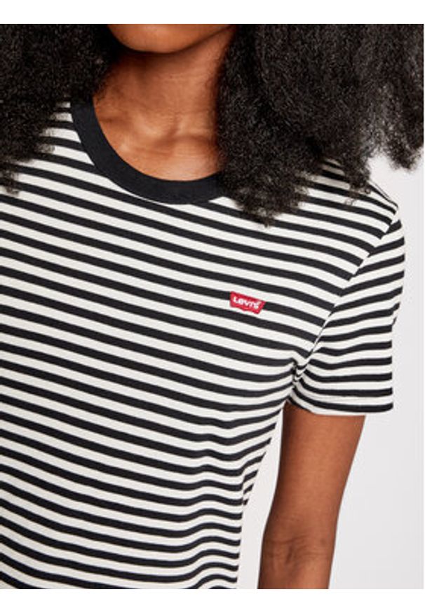 Levi's® T-Shirt The Perfect 39185-0087 Czarny Regular Fit. Kolor: czarny. Materiał: bawełna