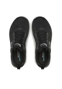 skechers - Skechers Sneakersy Quick Path 12607/BKW Czarny. Kolor: czarny. Materiał: materiał #3