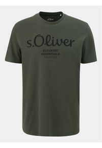 s.Oliver T-Shirt 2139909 Zielony Regular Fit. Kolor: zielony. Materiał: bawełna