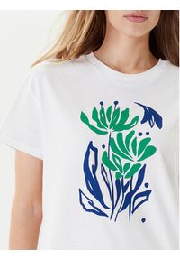 United Colors of Benetton - United Colors Of Benetton T-Shirt 3BL0D10AK Biały Regular Fit. Kolor: biały. Materiał: bawełna #4