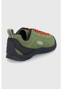 keen - Keen Buty Jasper damskie kolor beżowy. Nosek buta: okrągły. Zapięcie: sznurówki. Kolor: zielony #5