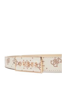 Guess Pasek Damski BW9307 P5430 Beżowy. Kolor: beżowy. Materiał: skóra #3