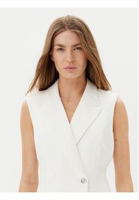 DKNY Sukienka koktajlowa DD5U1H66 Écru Slim Fit. Materiał: syntetyk. Styl: wizytowy